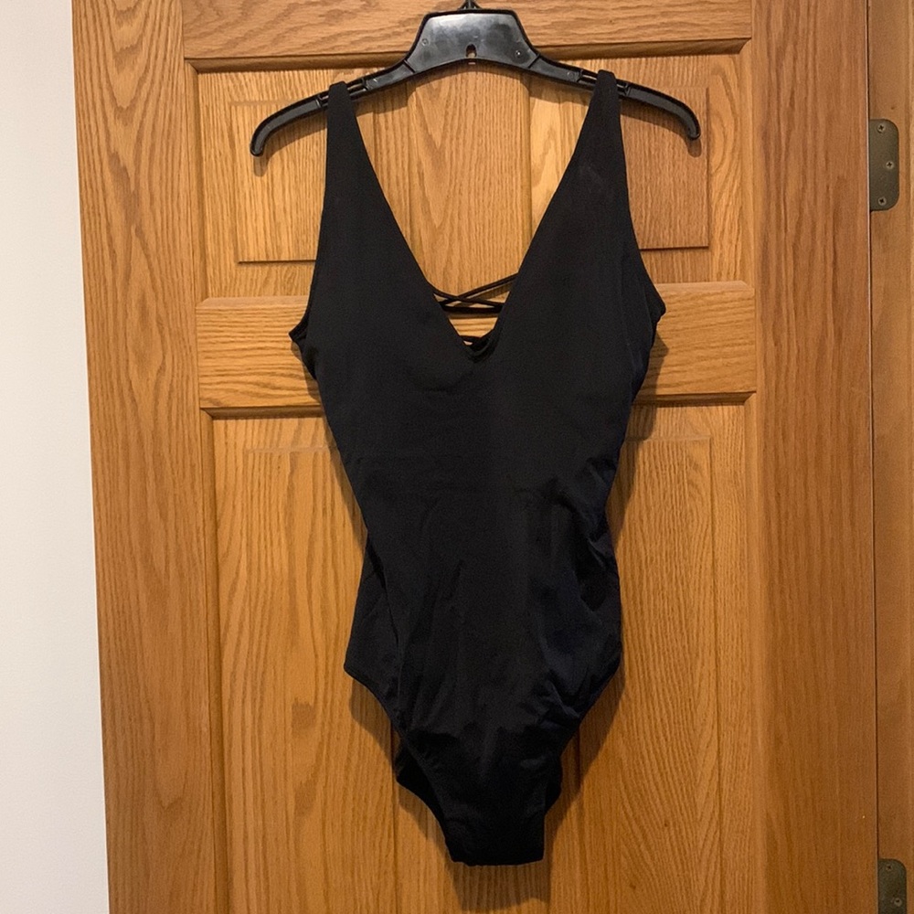 TA3 Plungey Lace Up Swimsuit